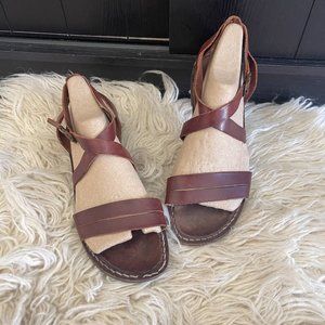 ALDO Leather Gladiator Sandals